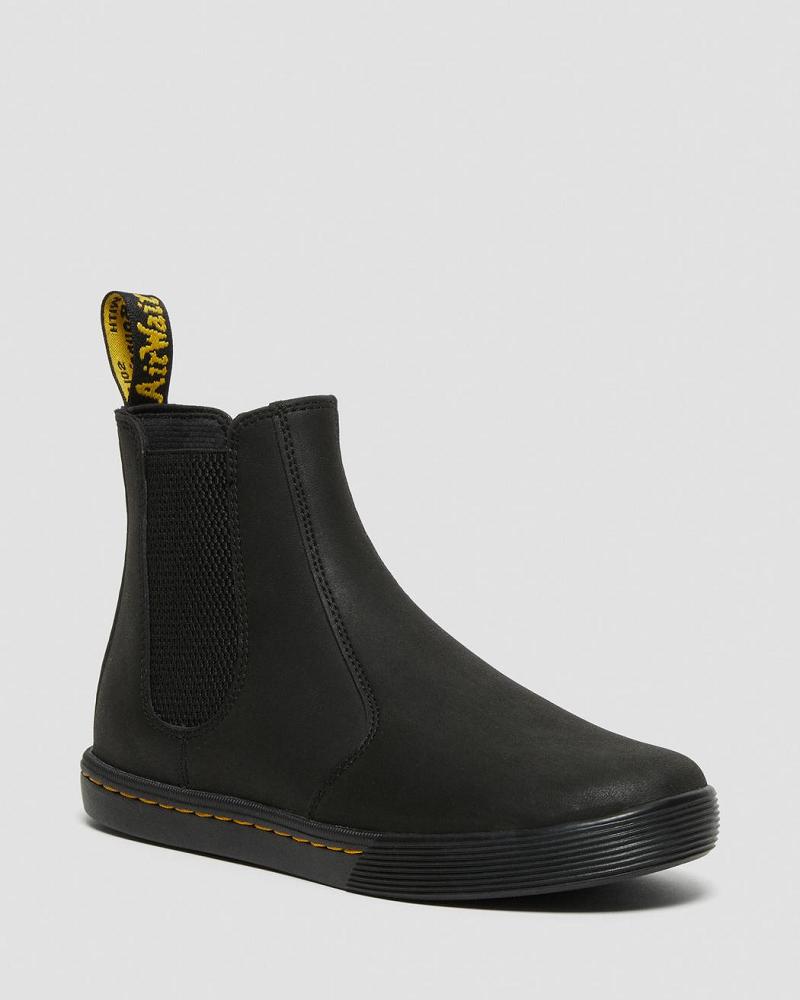 Botas Casuales Dr Martens Makela Cuero Casuales Mujer Negros | MX 677SGL